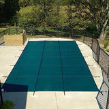 Pool Safety Cover, Green Mesh Solid Pool Covers fo
