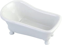 BATUBW 7-Inch Length Ceramic Tub Miniature with Fe