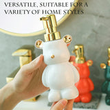 Ceramic Soap Dispenser,Cute Bear Liquid Soap/Lotio