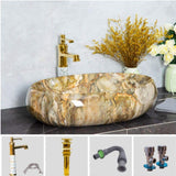 Ceramic Countertop Basin Oval  Art Countertop Cera