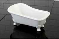 BATUBW 7-Inch Length Ceramic Tub Miniature with Fe