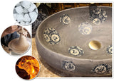 Ceramic Countertop Basin Oval shape  Art Counter T