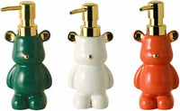 Ceramic Soap Dispenser,Cute Bear Liquid Soap/Lotio